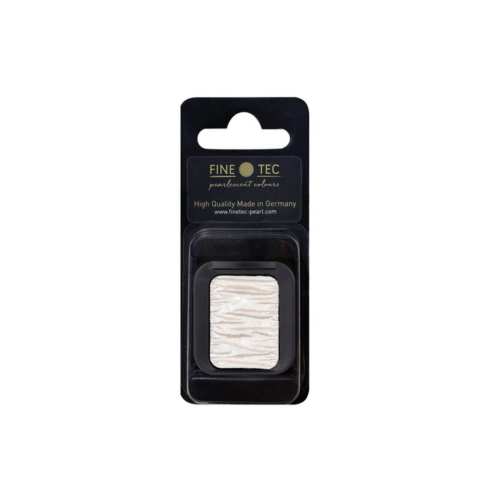 Finetec Pastille d'aquarelle nacrée Argent Perlé Finetec Pastille d'aquarelle nacrée Argent Perlé